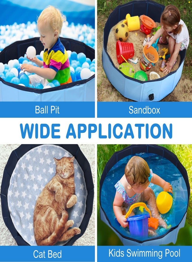 Mindsoft Whelping Pen for Dogs Portable Whelping Box Pool for Small Dogs Puppies with Reusable Pee Pad Washable(Blue,32 x 8 Inch) - Image 5